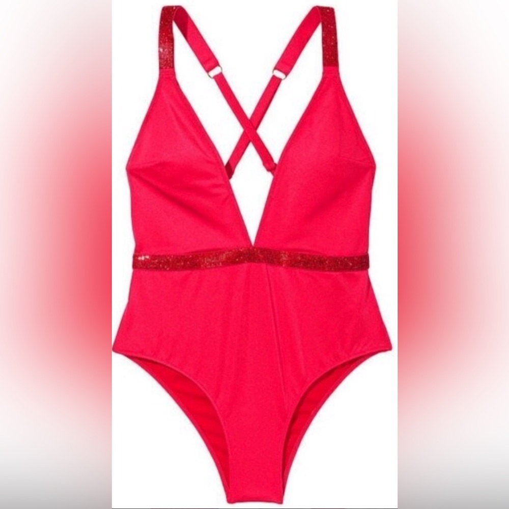 Victoria’s Secret Shine Strap Plunge One-Piece Swimsuit - Picture 12 of 12